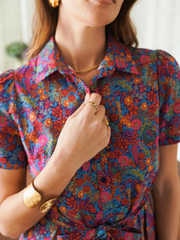 Midikleid Blumenprint - Unique Flores 