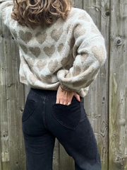 Jeans Redial mit Herztaschen