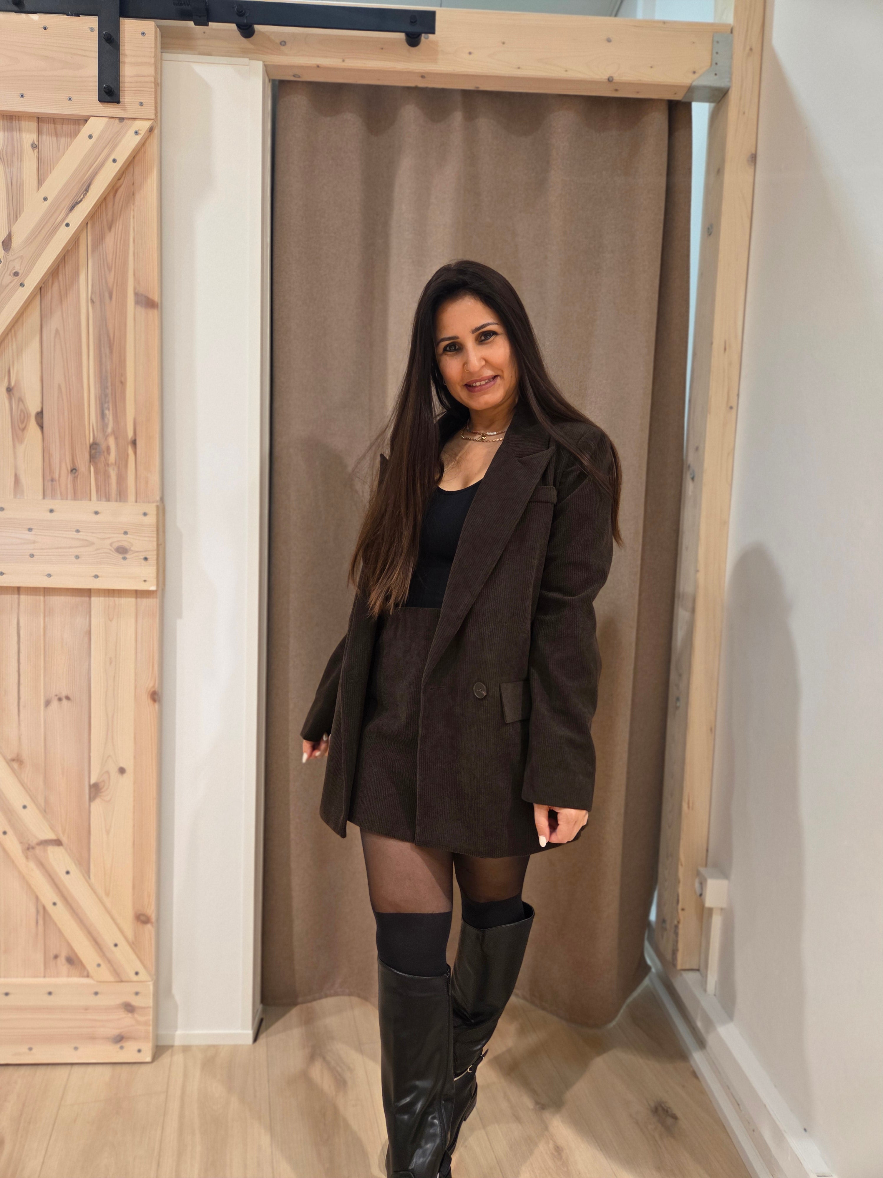 Blazer aus Cord