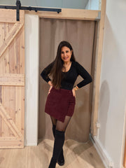 Skort aus Cord