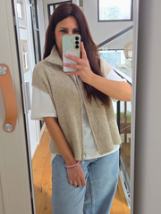 Zipper Weste