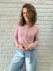 Langarmshirt Fine Stripes - Unique Flores 