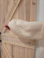 Pullover Cloudy Rib - Unique Flores 