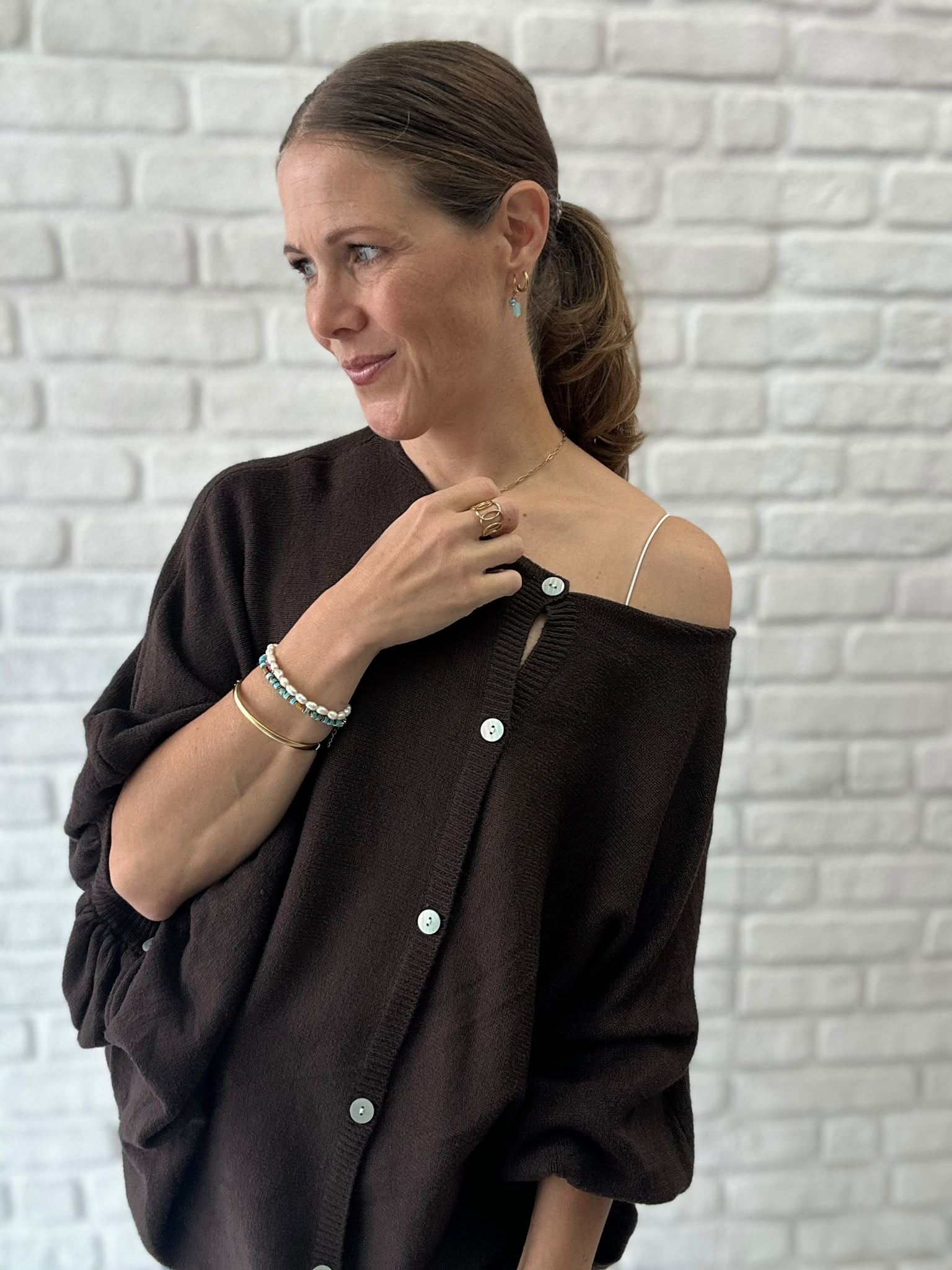 Oversize Cardigan - Unique Flores 
