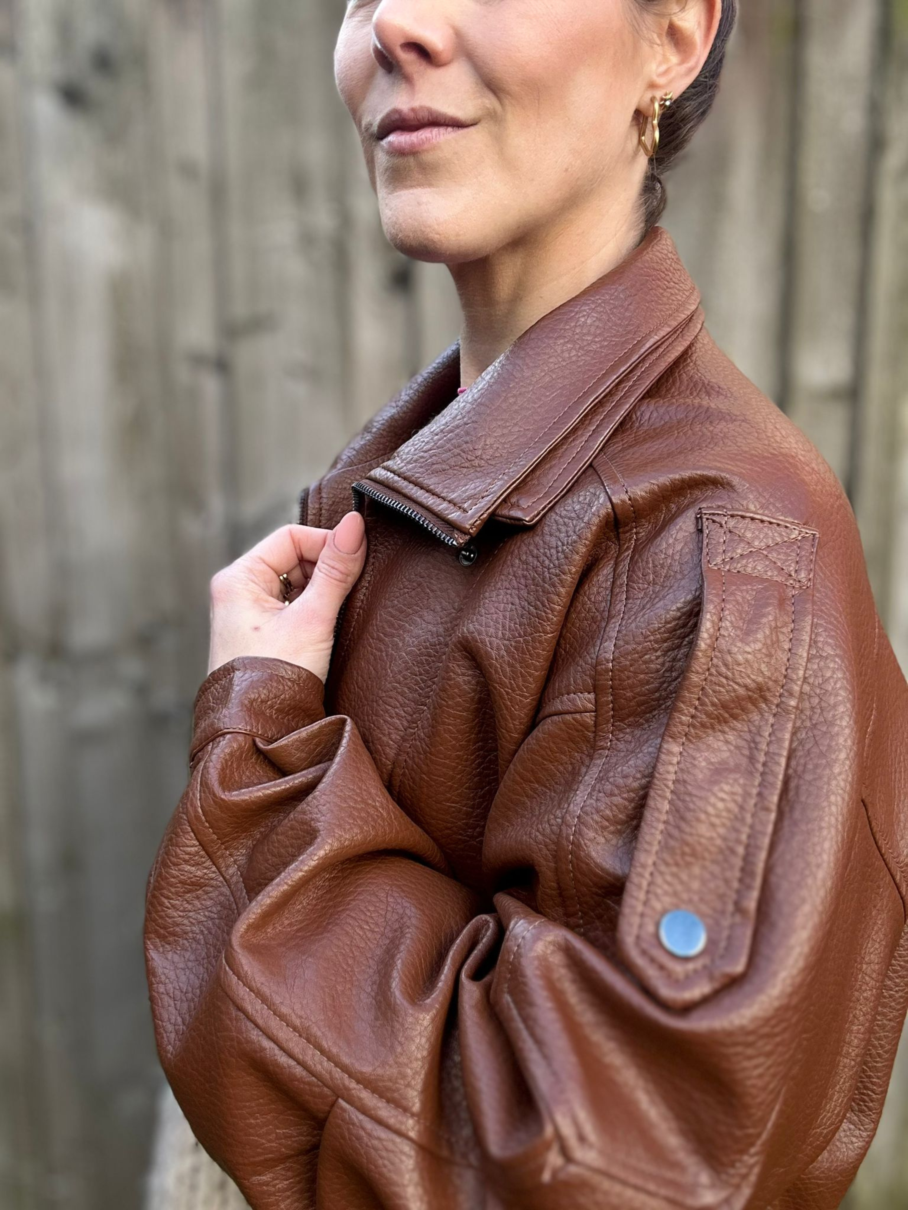 Biker Jacke - Unique Flores 