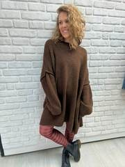 Oversize Strickkleid