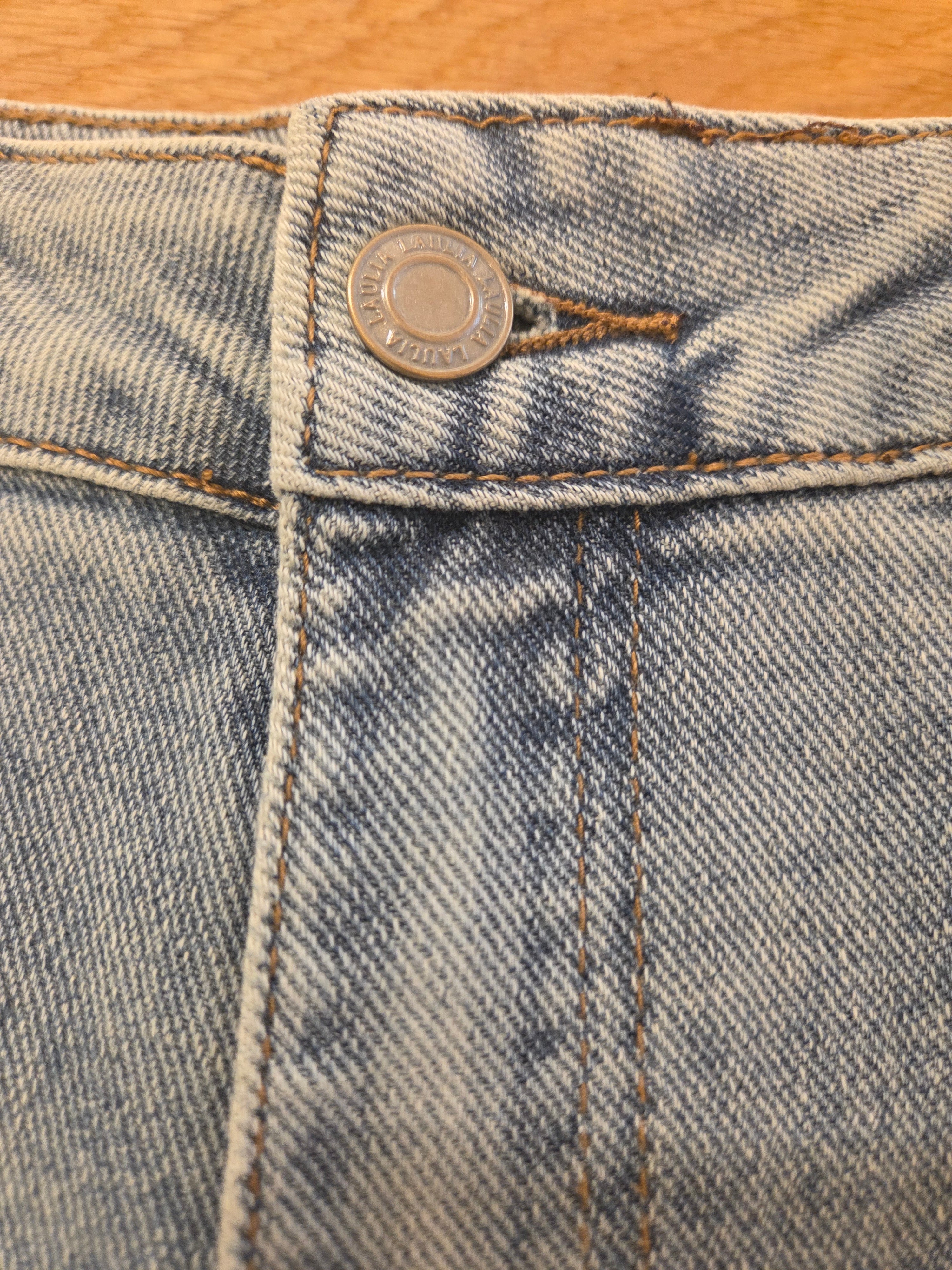 Full Length Large Jeans - Unique Flores 