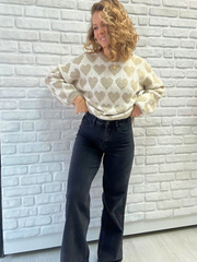 Jeans Redial mit Herztaschen