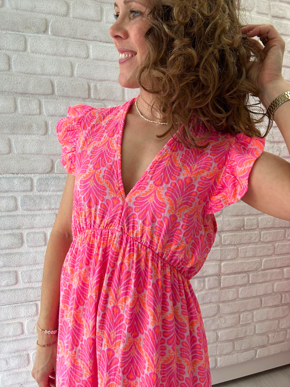 Musselinkleid Boho Paisley
