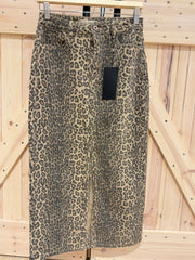 Leoparden-Midirock - Unique Flores 