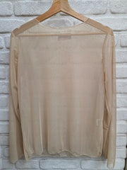 Langarmshirt Transparent
