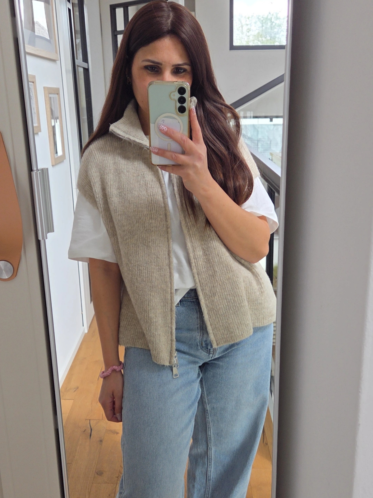 Zipper Weste