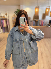 Oversize Jeansjacke