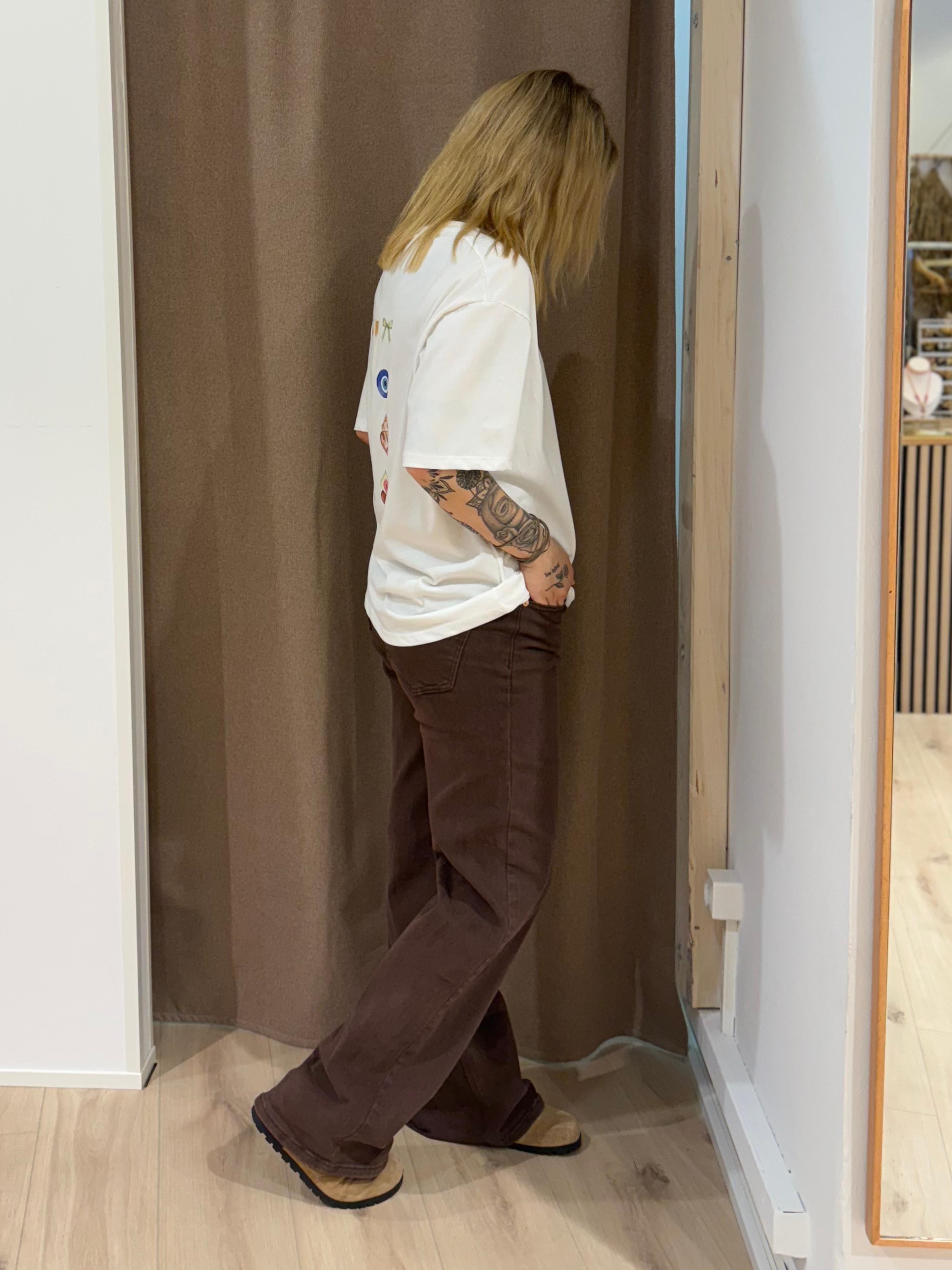 Wide Leg Braun - Unique Flores 
