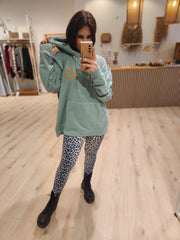 Hoodie WHAT EVER - Unique Flores 