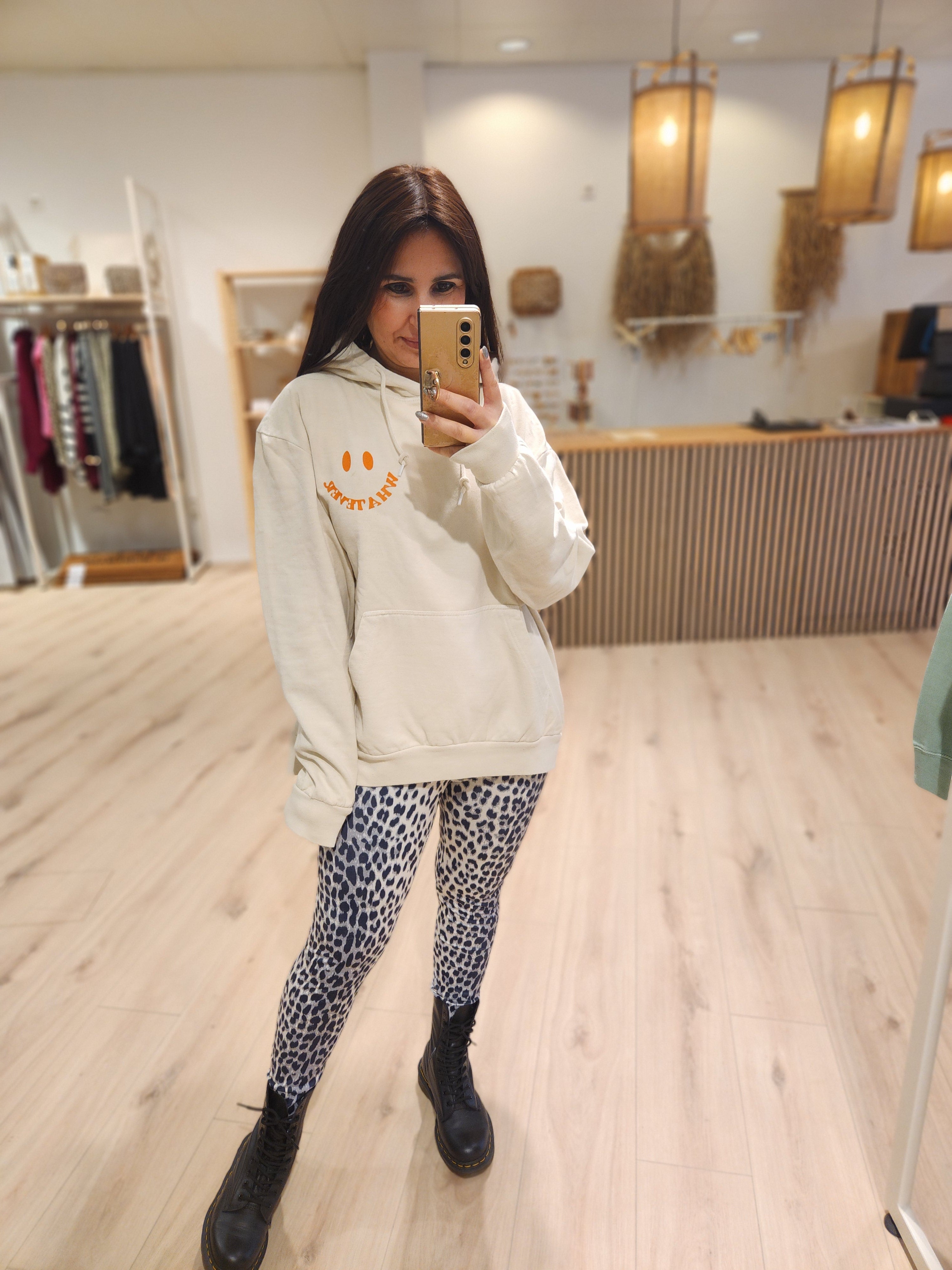 FLASH SALE Hoodie WHAT EVER - Unique Flores 