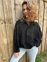 Velourslederimitat Jacke