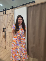 Midikleid Blumenprint - Unique Flores 