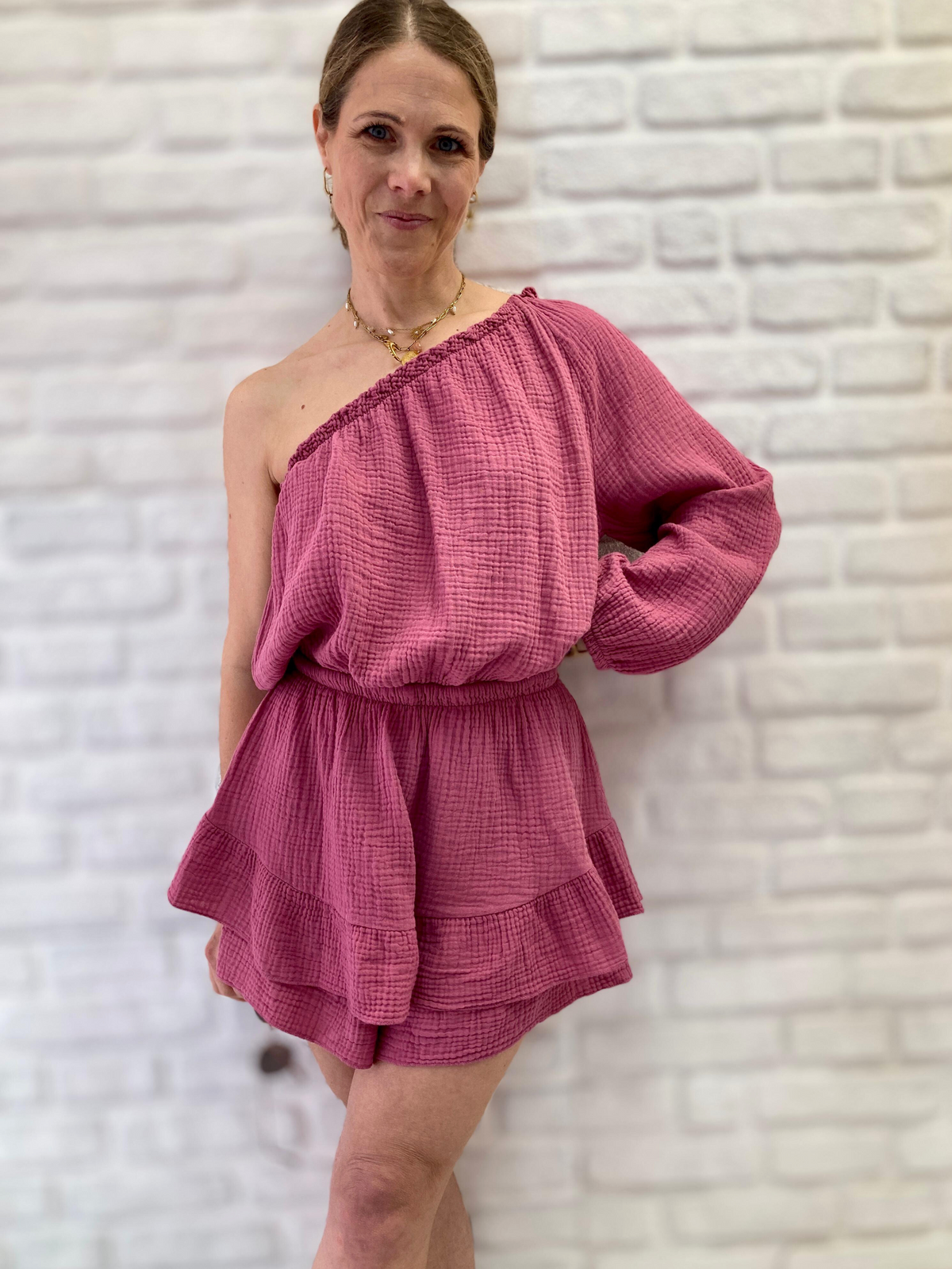 One-Shoulder - Unique Flores 