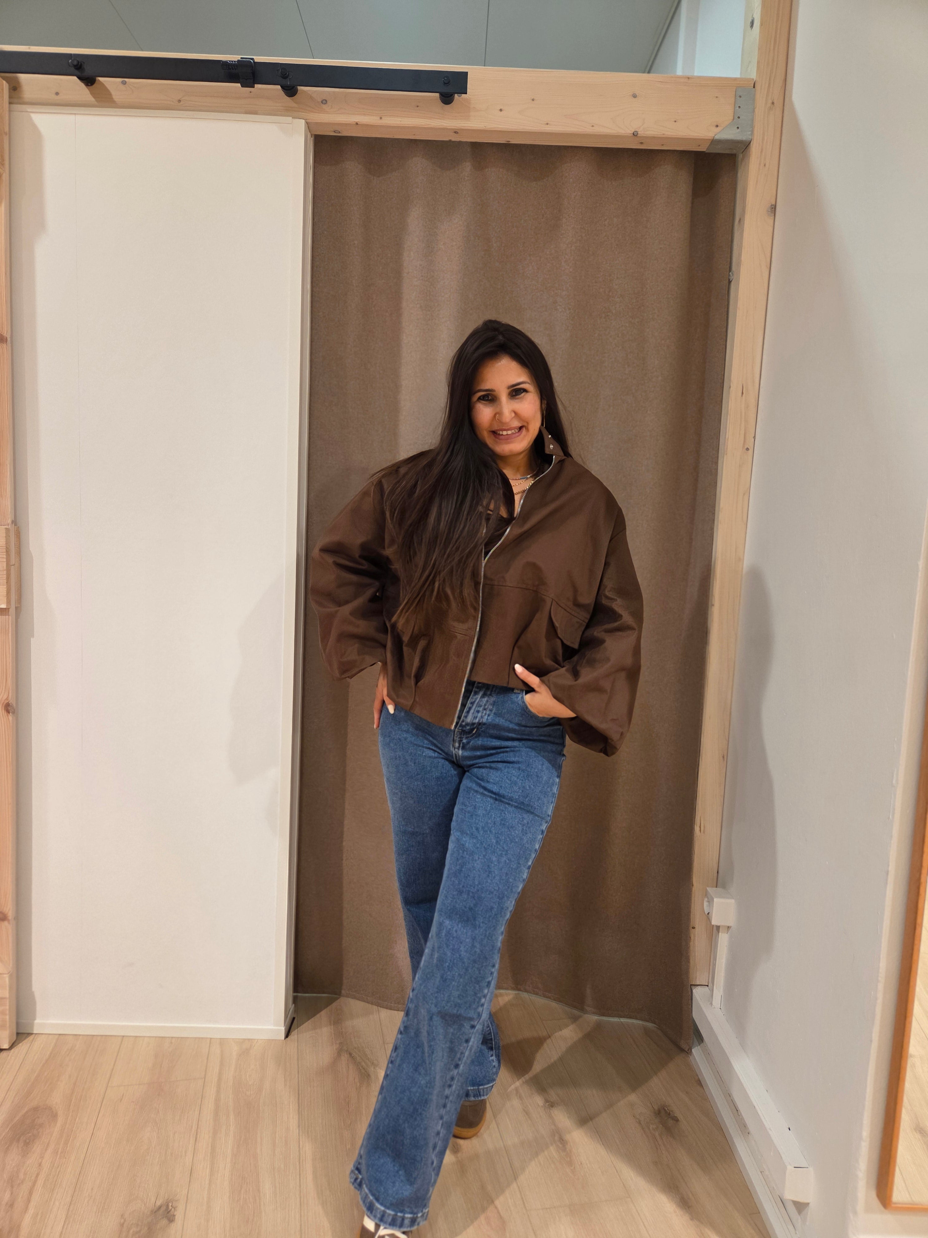 Jeans Redial mit Herztaschen