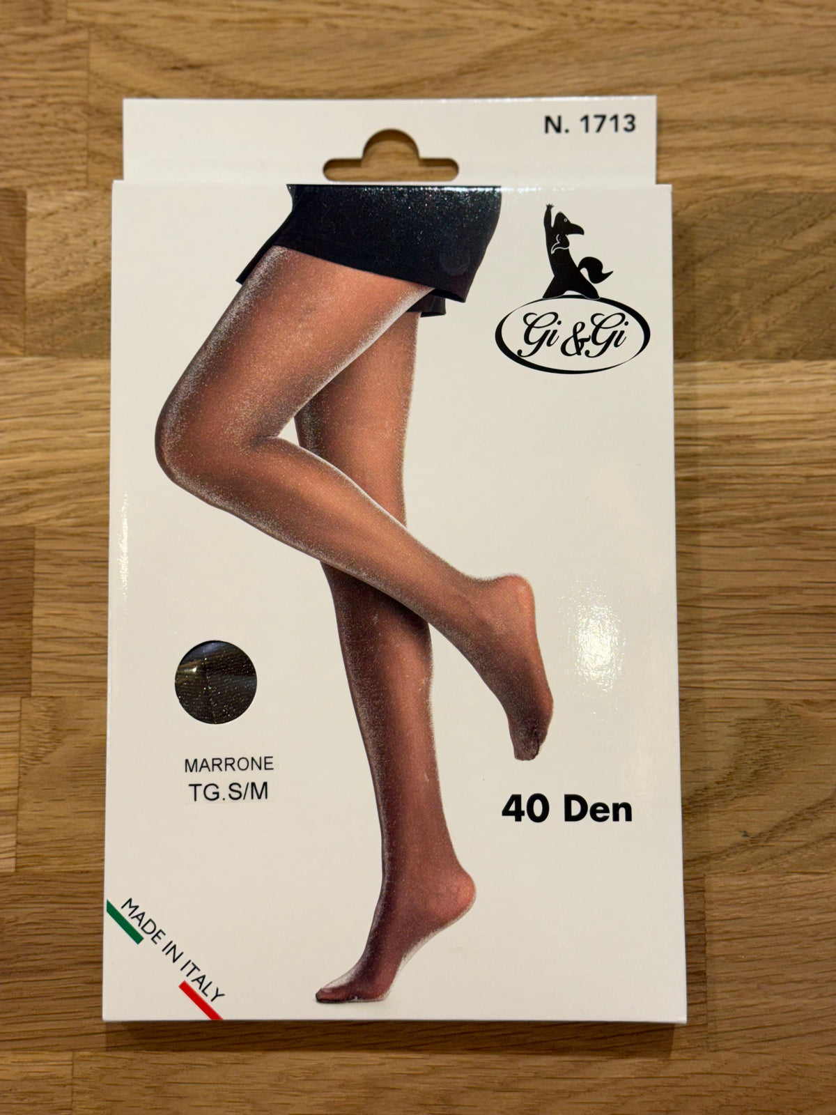 Strumpfhose Schimmer Effekt Braun