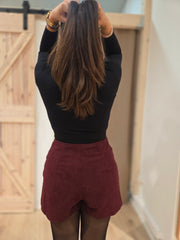 Skort aus Cord