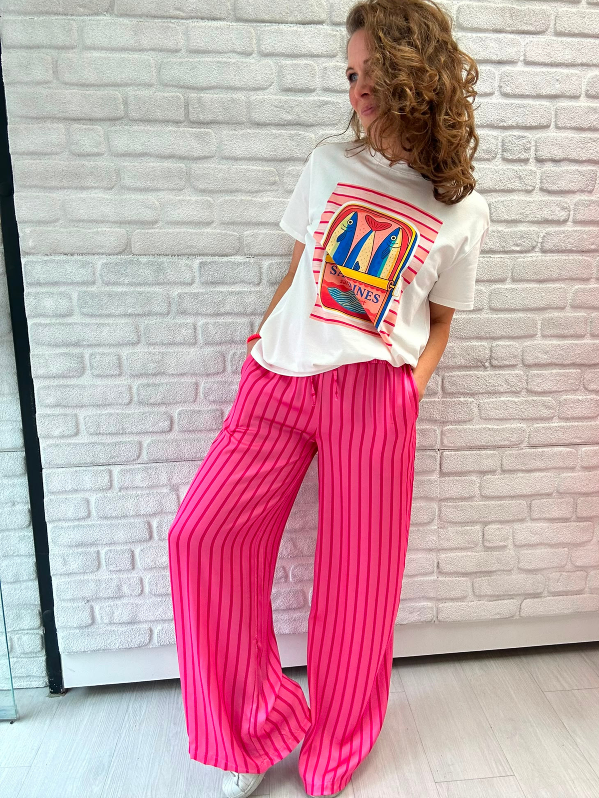 Satinhose Stripes