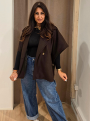 Weste Braun Oversized