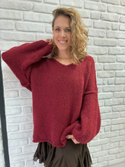 Strickpullover V-Ausschnitt