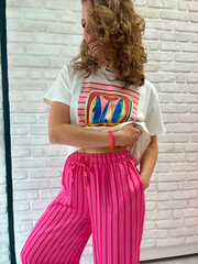 Satinhose Stripes