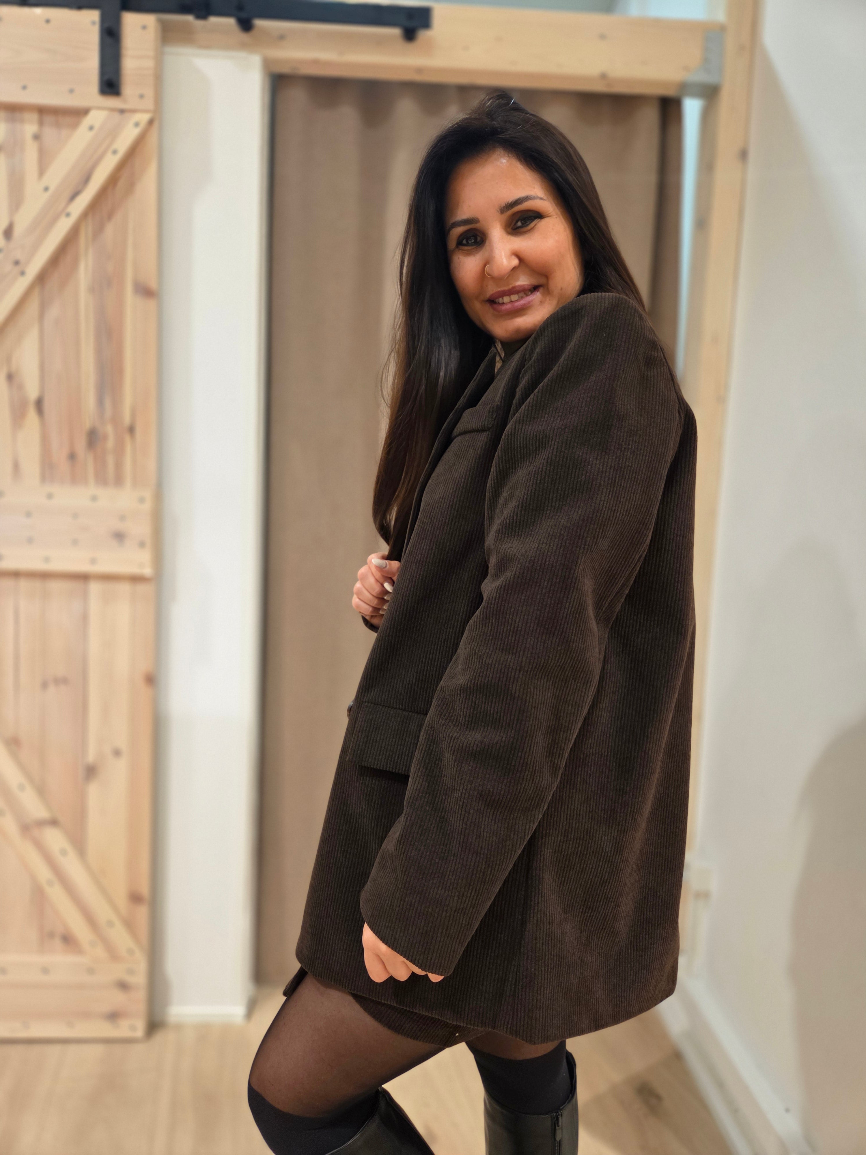 Blazer aus Cord