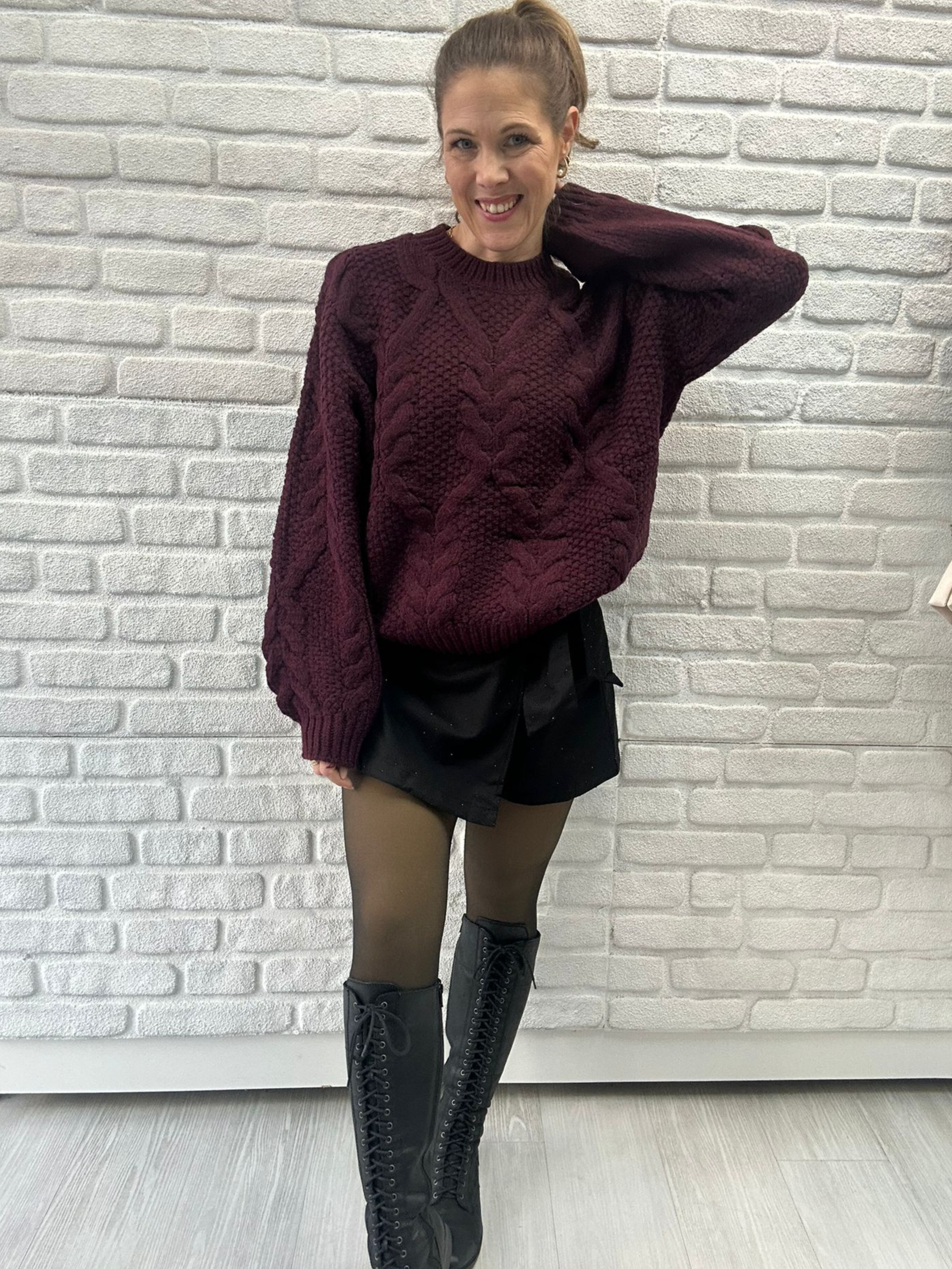 Pullover Grobstrick - Unique Flores 