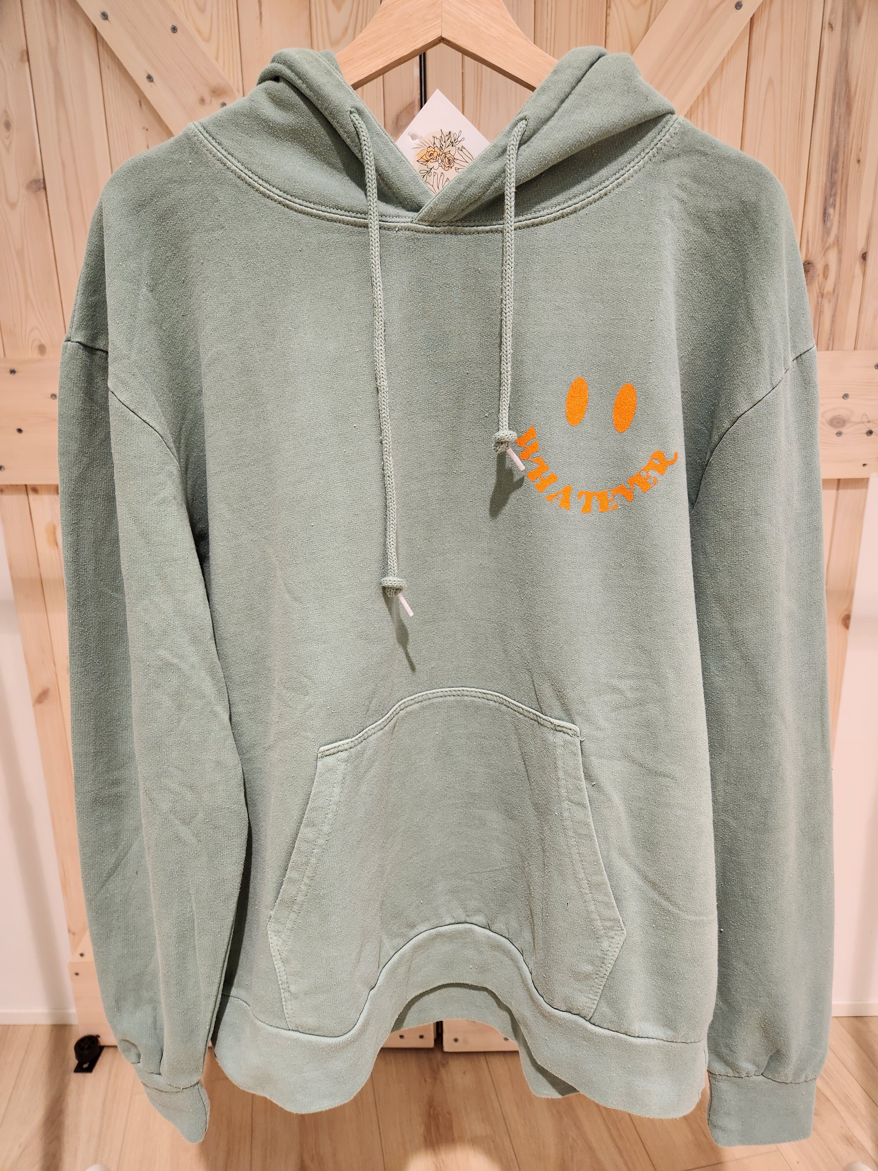 Hoodie WHAT EVER - Unique Flores 